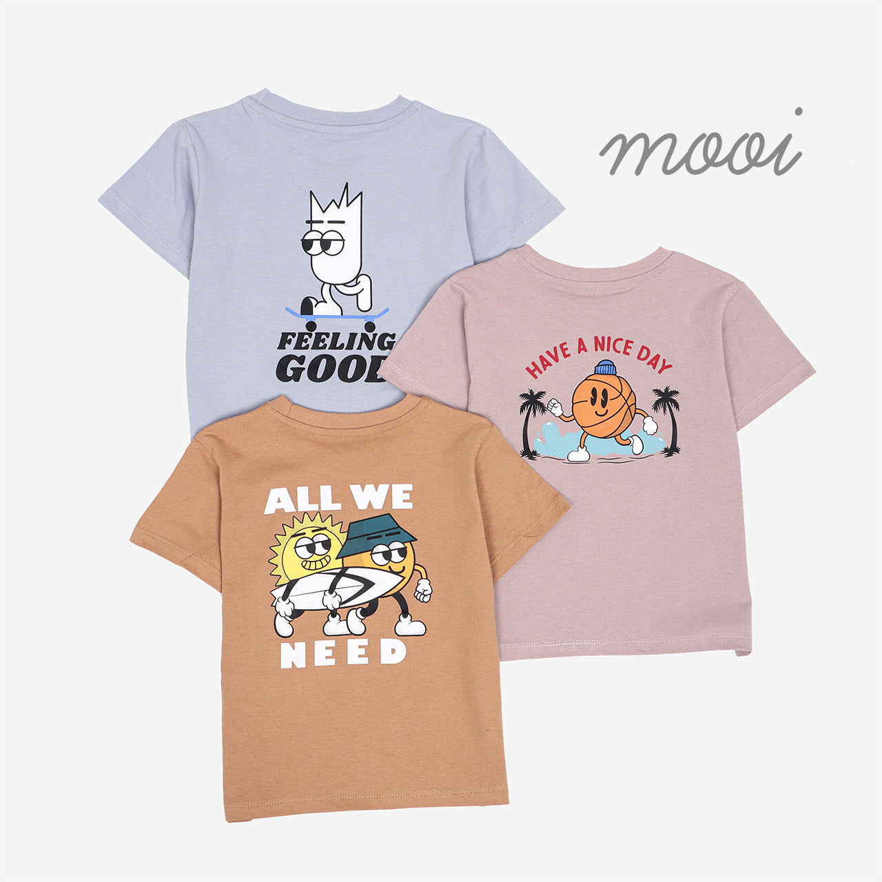 Mooi Kaos Anak Unisex Graphic Tee V1
