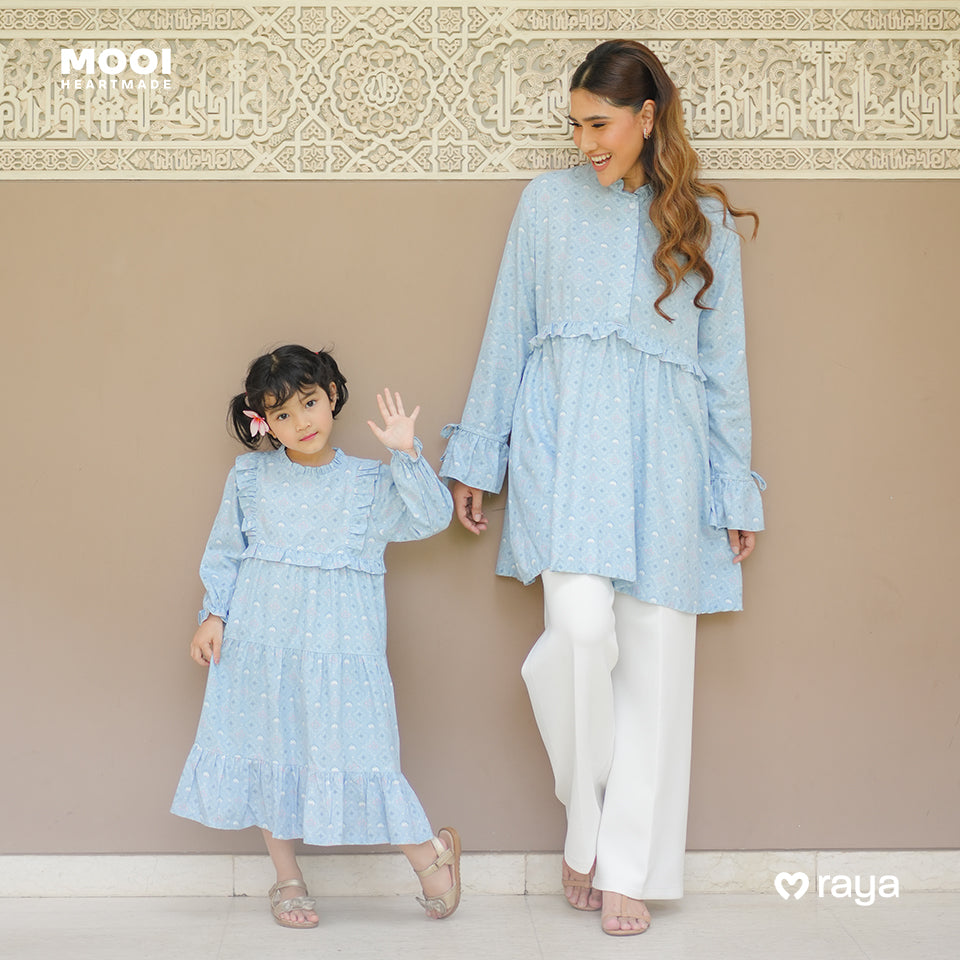 Mooi Tunik Wanita Atasan Wanita Raya Collection Narinda Tunic