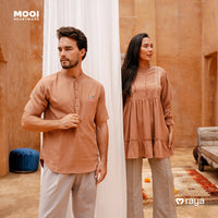 Mooi Tunik Wanita Atasan Wanita Raya Collection Elmira Tunic