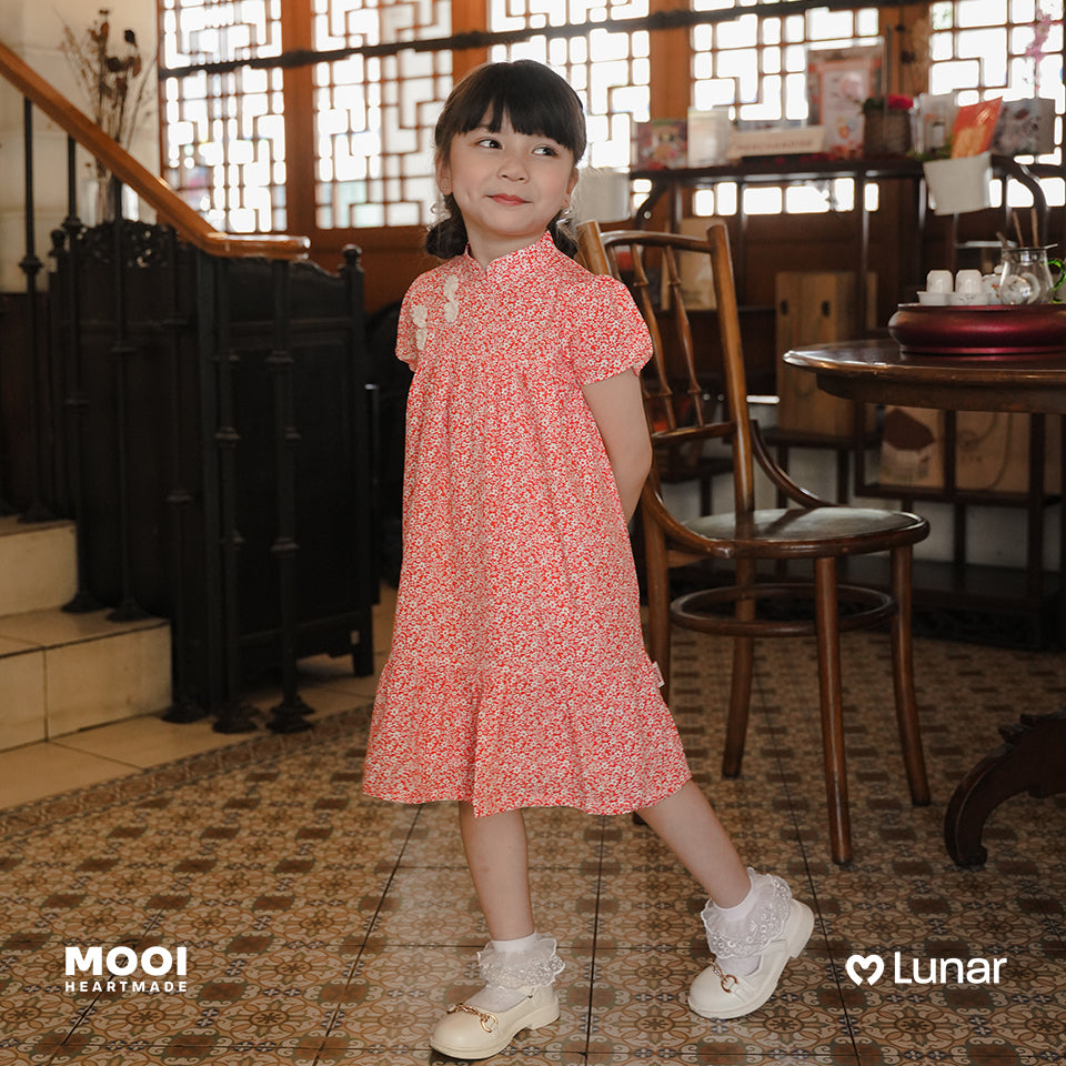 Mooi Dress Anak Perempuan Lunar Collection Rosie Cheongsam Dress