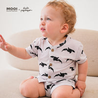 Mooi X Dinda Puspitasari Setelan Bayi Jose Button Set