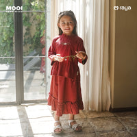 Mooi Setelan Anak Perempuan Raya Collection Ghina Tunik Set