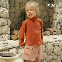 Mooi Atasan Anak Turtle Neck Top V1