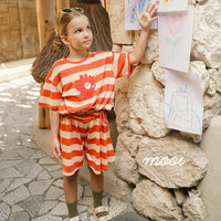Mooi Setelan Anak Perempuan Nicole Striped Set