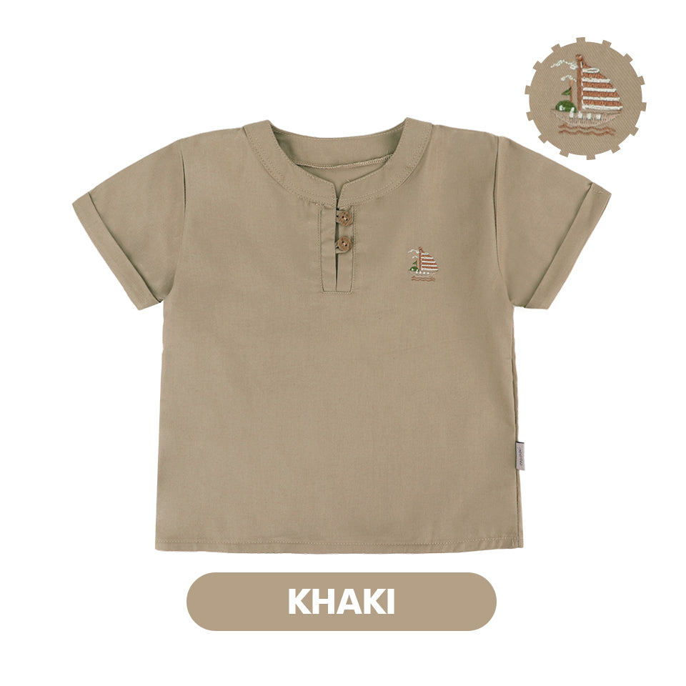 Mooi Kemeja Anak Laki-Laki Darel Shirt