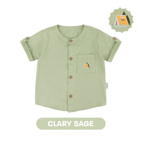 Mooi Kemeja Anak Laki – Laki Melvin Pocket Shirt