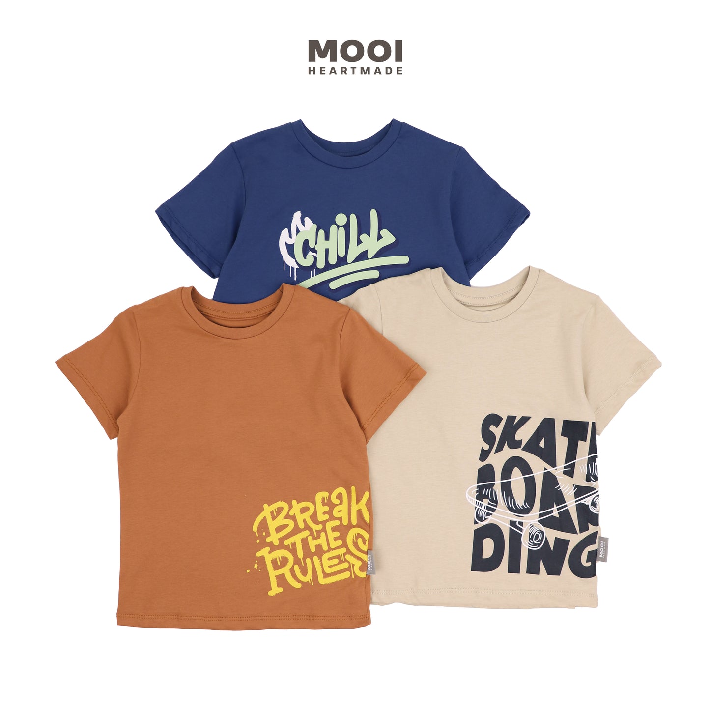 Mooi Kaos Anak Unisex T-shirt Graphic