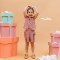 Mooi Atasan Anak Perempuan Evelyn Vest Top