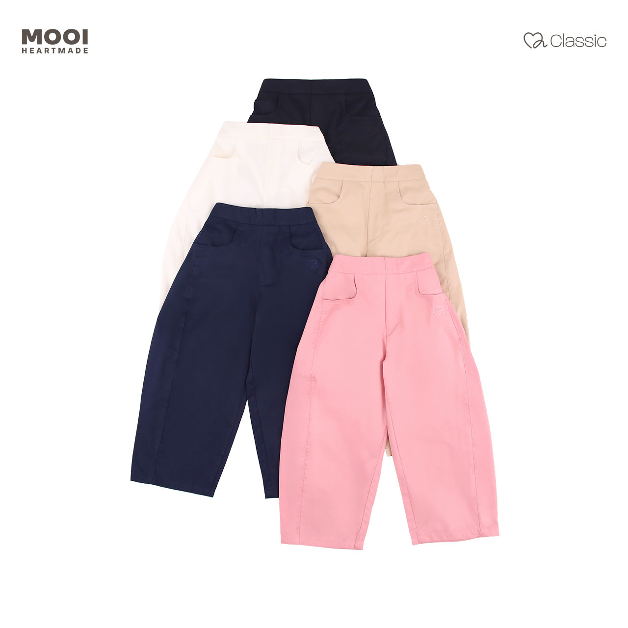 Mooi Celana Panjang Anak Perempuan Classic Barrel Pants