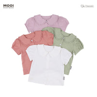 Mooi Atasan Anak Perempuan Charlotte Puff Shirt