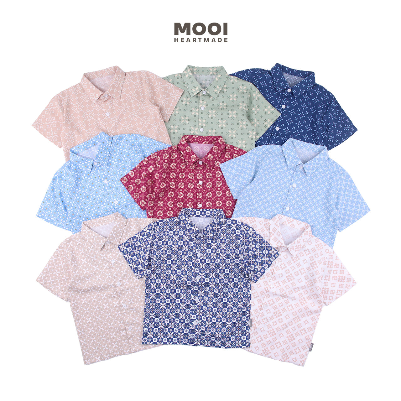 Mooi Atasan Batik Kemeja Anak Laki-Laki Mahagra Batik Shirt