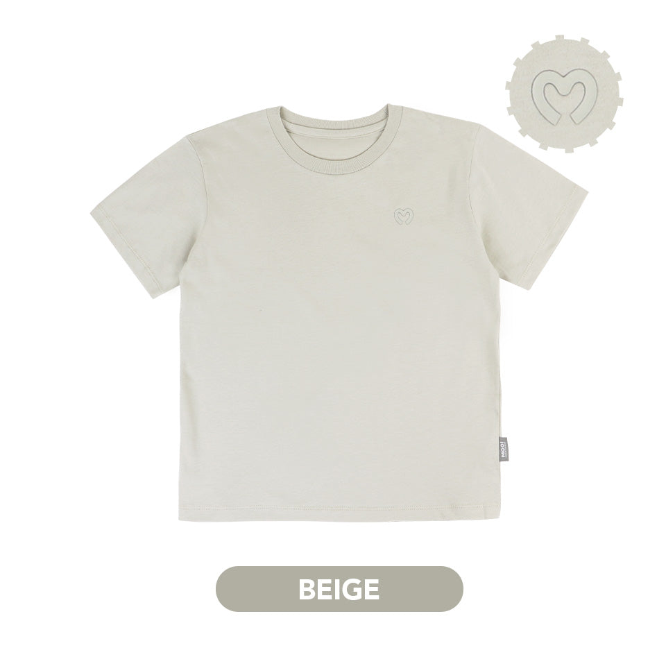 Mooi Kaos Anak Unisex Laki Laki Perempuan Comfy T-Shirt Basic Kids