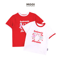 Mooi Merdeka Kaos Kemerdekaan 17 Agustus T-shirt Anak Merdeka Vintage Tee Indonesia Merdeka