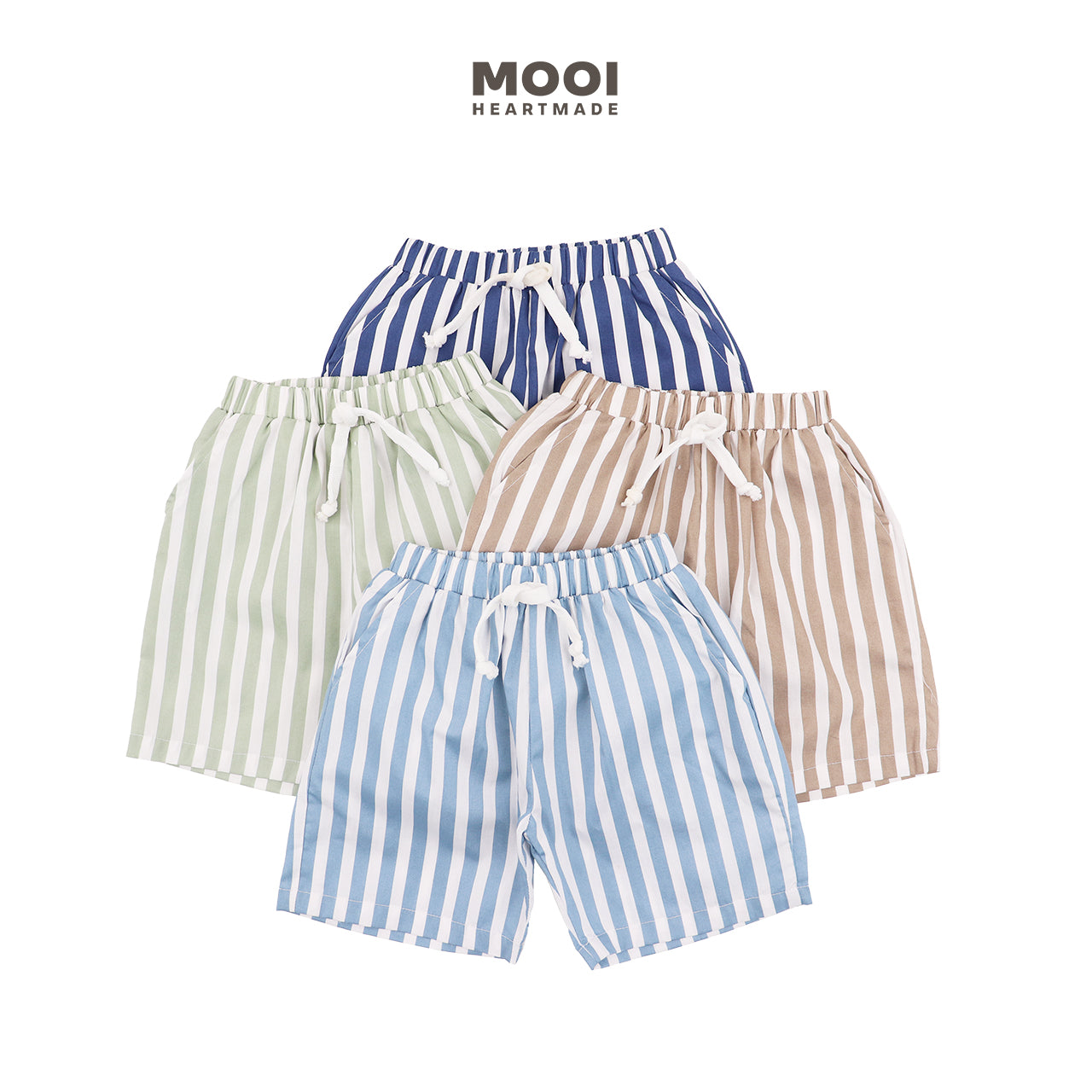 Mooi Celana Pendek Anak Laki-laki Aaron Striped Pants