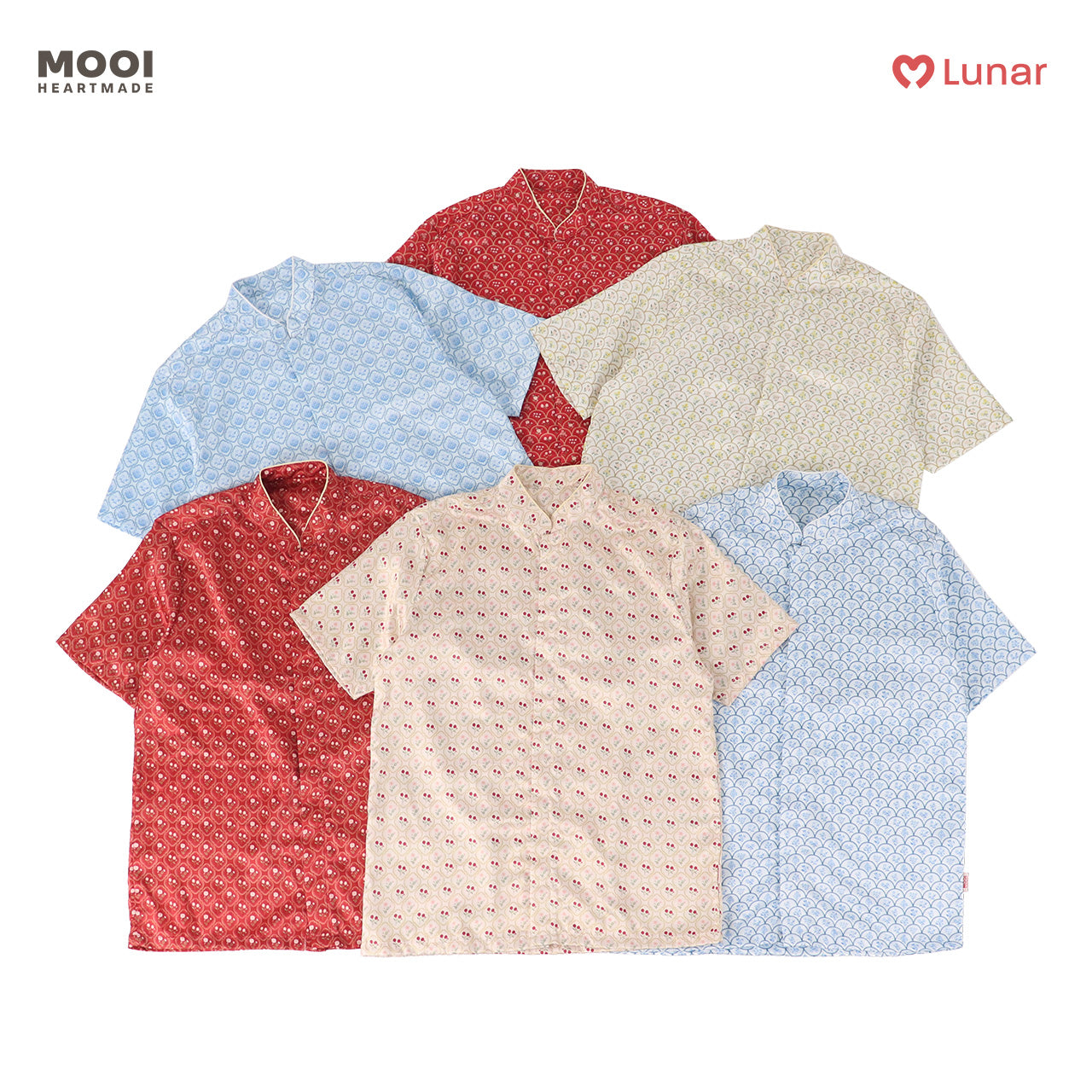 Mooi Kemeja Dewasa Lunar Collection Shang Mandarin Shirt Adult