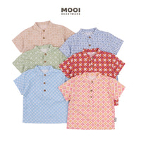 Mooi Atasan Batik Kemeja Anak Laki-Laki Akandra Batik Shirt
