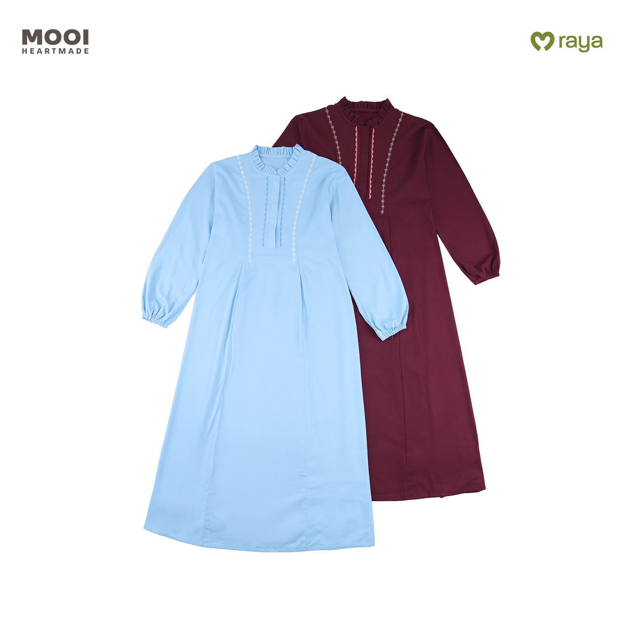 Mooi Dress Dewasa Raya Collection Siara Gamis Adult Basic Series 2026