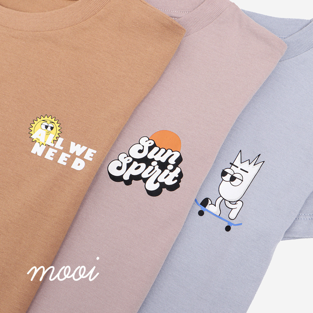Mooi Kaos Anak Unisex Graphic Tee V1