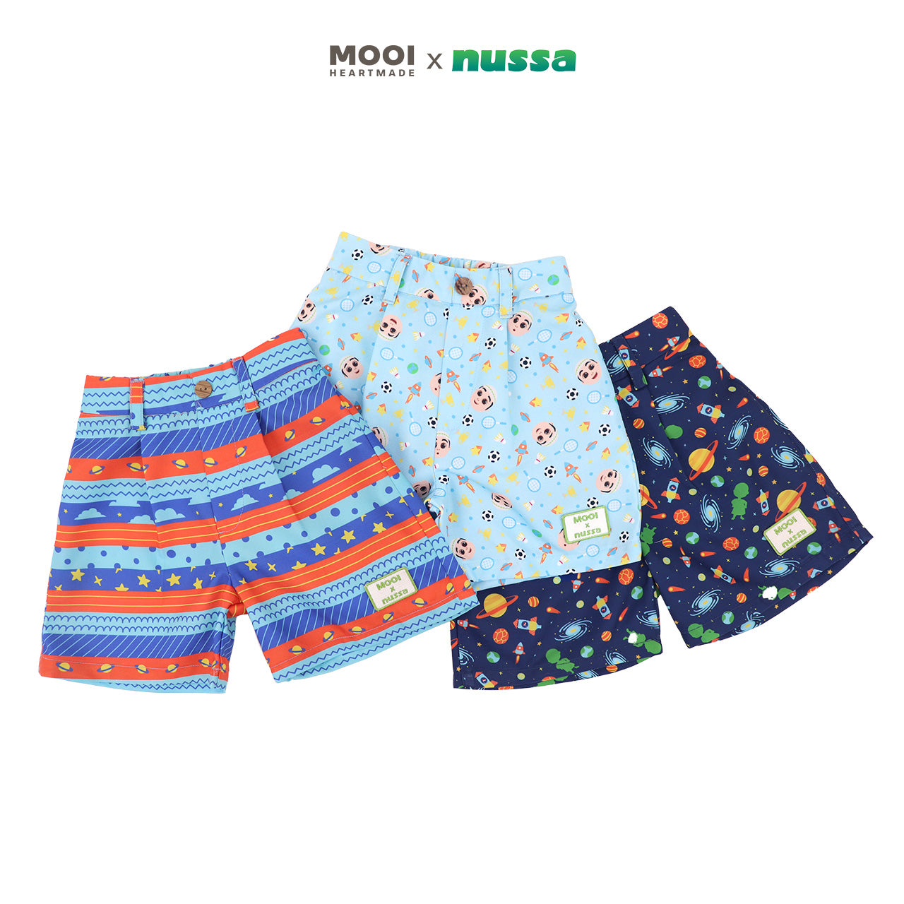 Mooi x Nussa Celana Pendek Anak Nussa Pants