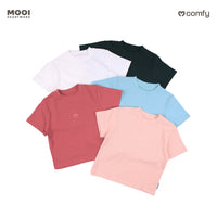 Mooi Atasan Anak Perempuan Comfy Rib Basic Top
