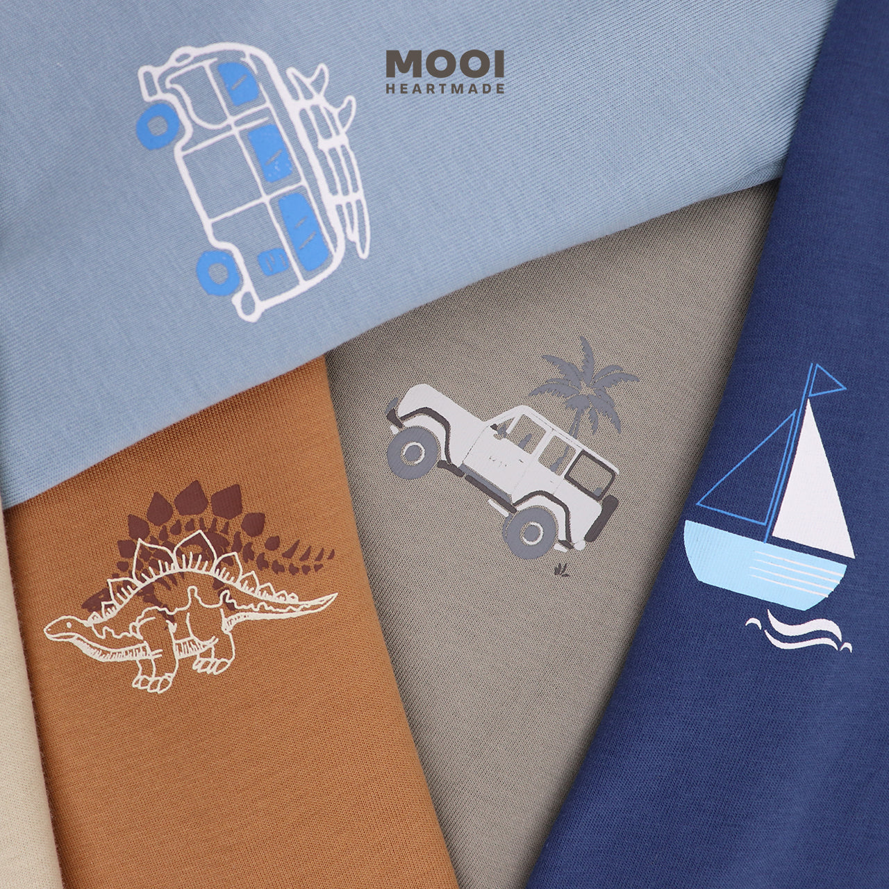 Mooi Setelan Anak Kaos Anak Tshirt Kai Graphic Tee Set
