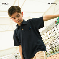 Mooi Kemeja Anak Laki-Laki Comfy Polo Basic