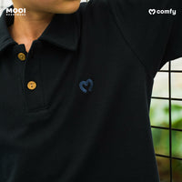Mooi Kemeja Anak Laki-Laki Comfy Polo Basic
