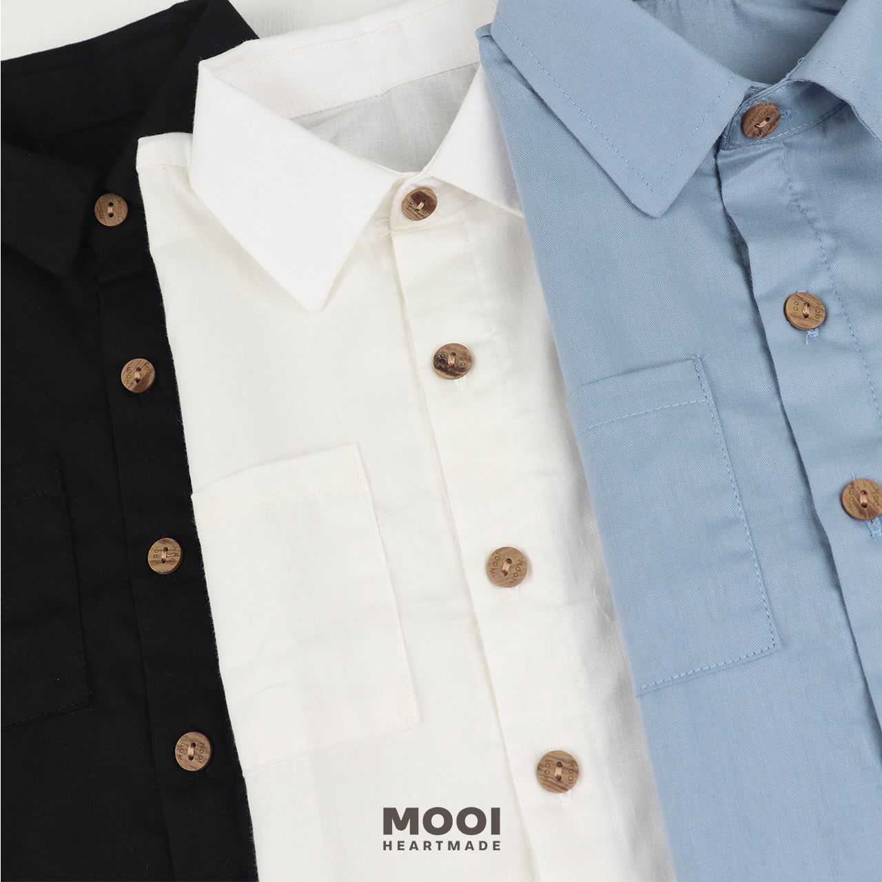 Mooi Kemeja Anak Laki-laki Akio Boxy Shirt Pocket