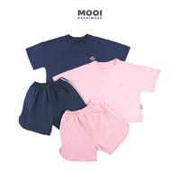 Mooi Setelan Anak Kaos Anak Courtside Basic Set