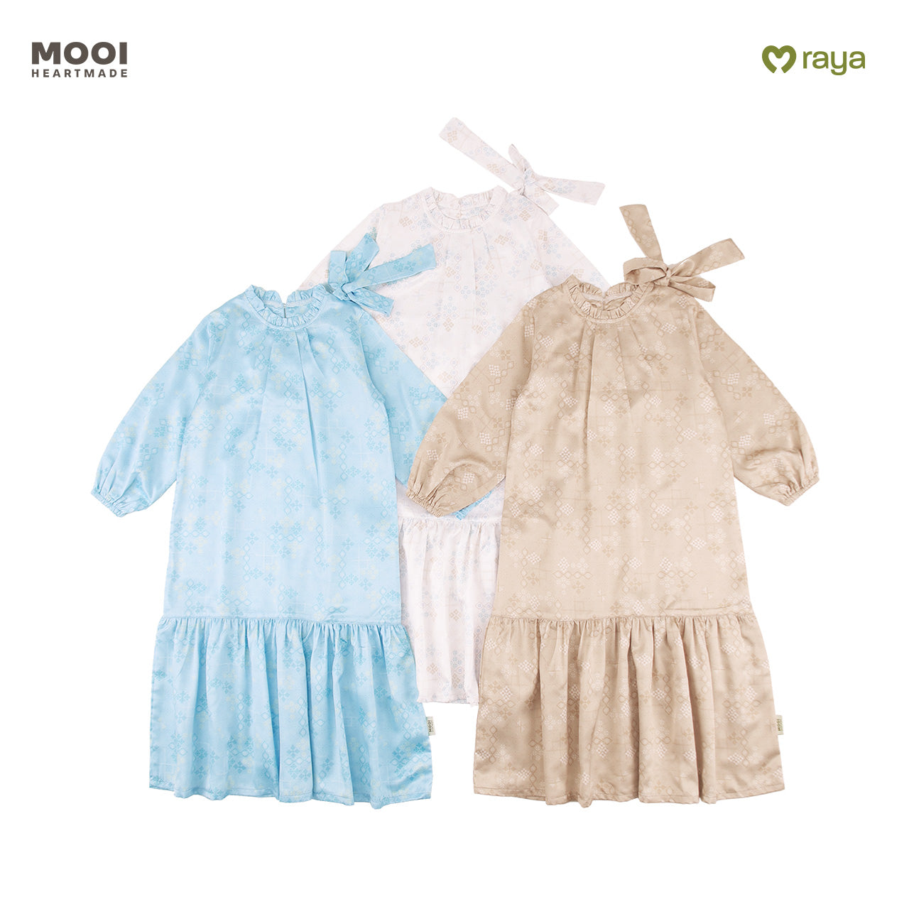 Mooi Dress Anak Gamis Anak Perempuan Raya Collection Nusrah Gamis Nawasena Series