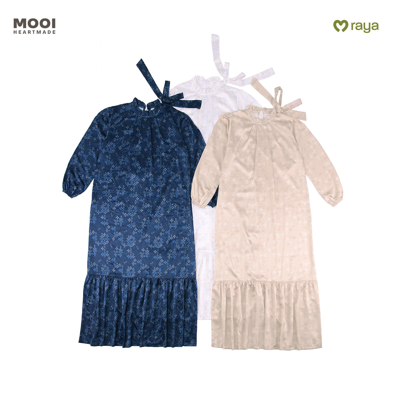 Mooi Dress Dewasa Raya Collection Nawrah Gamis Adult Nawasena Series