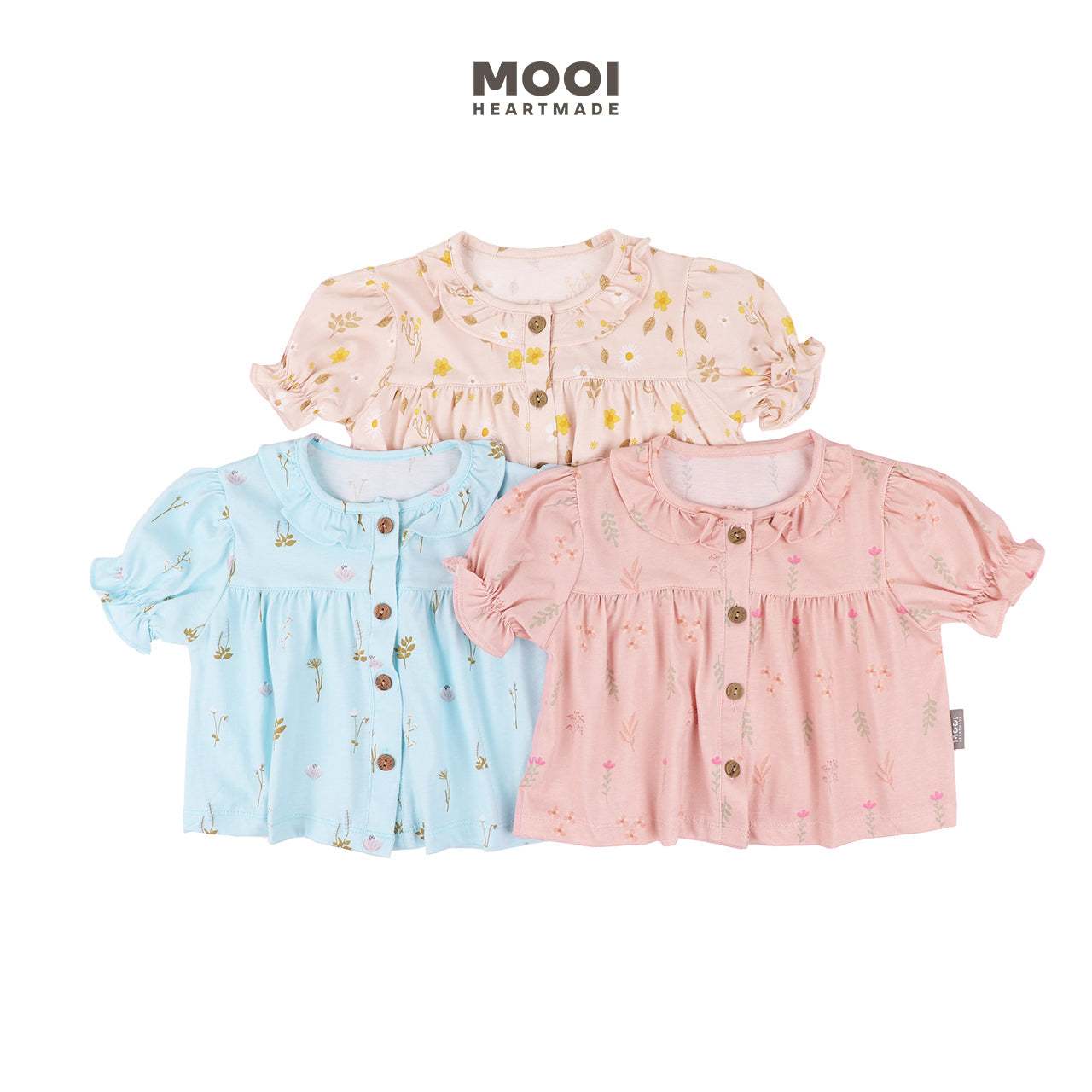 Mooi Atasan Anak Perempuan Daisy Top