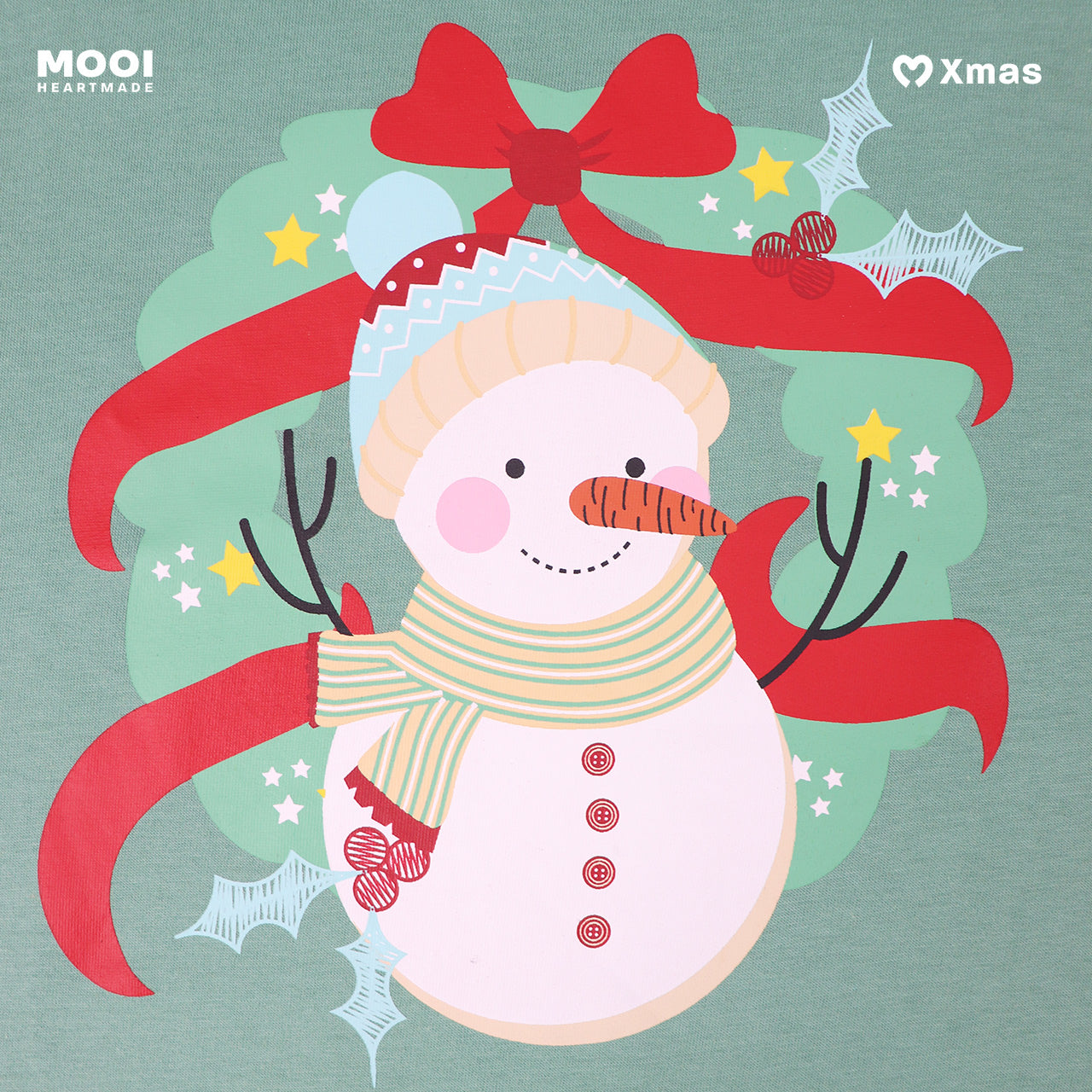 Mooi Kaos Anak Laki-Laki Christmas Collection Jolly Christmas Graphic Tee