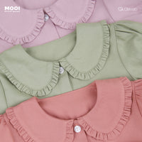 Mooi Atasan Anak Perempuan Charlotte Puff Shirt