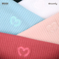 Mooi Atasan Lengan Panjang Anak Perempuan Comfy Rib Basic Long Sleeve Top