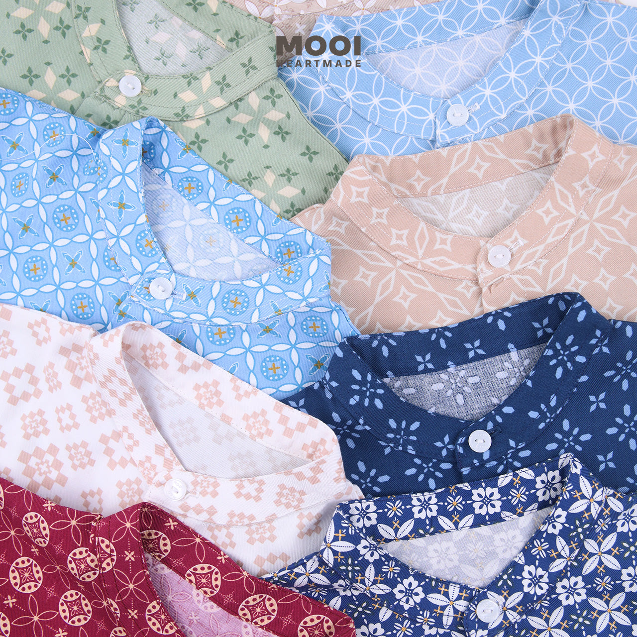 Mooi Atasan Batik Kemeja Anak Laki-Laki Zayyan Batik Shirt