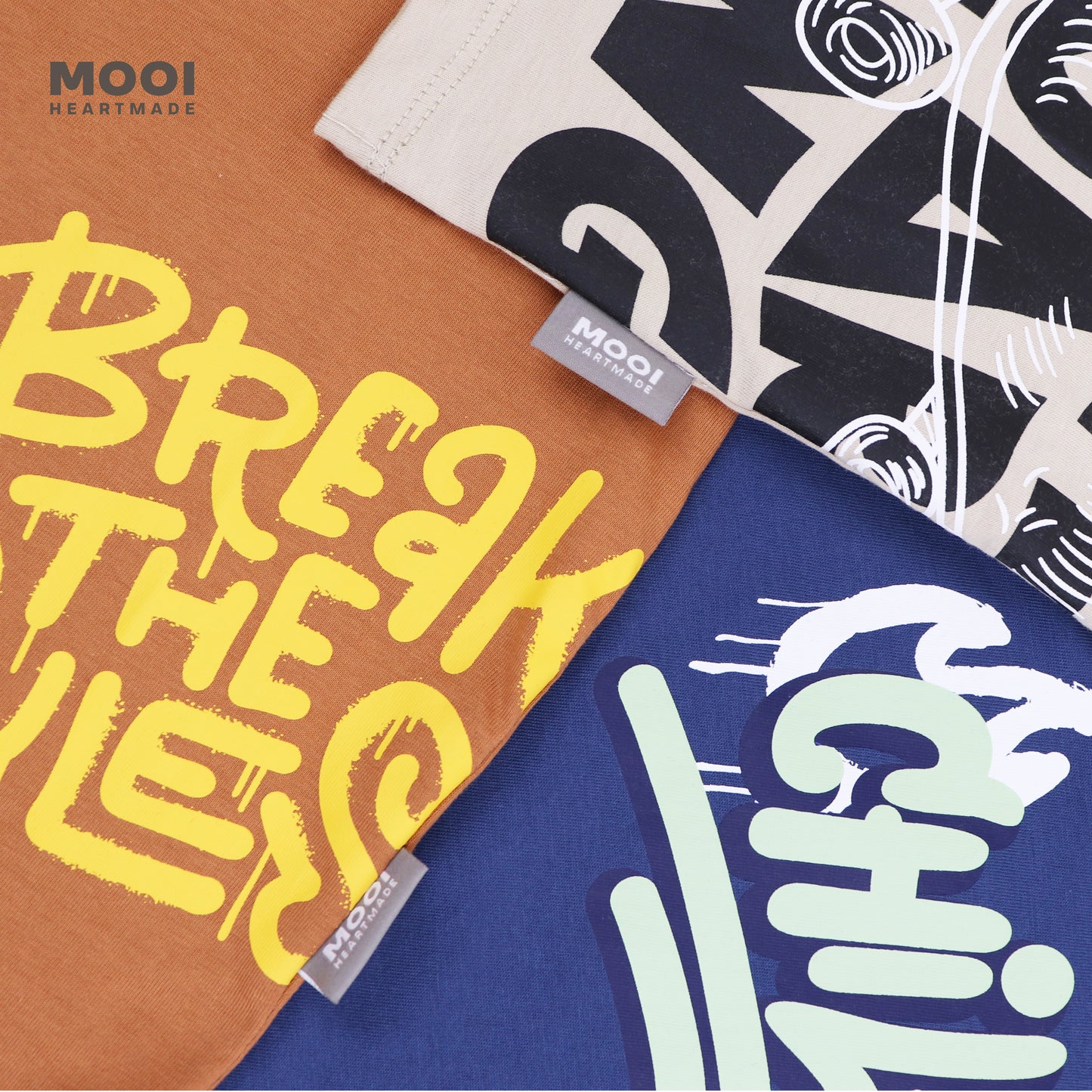 Mooi Kaos Anak Unisex T-shirt Graphic