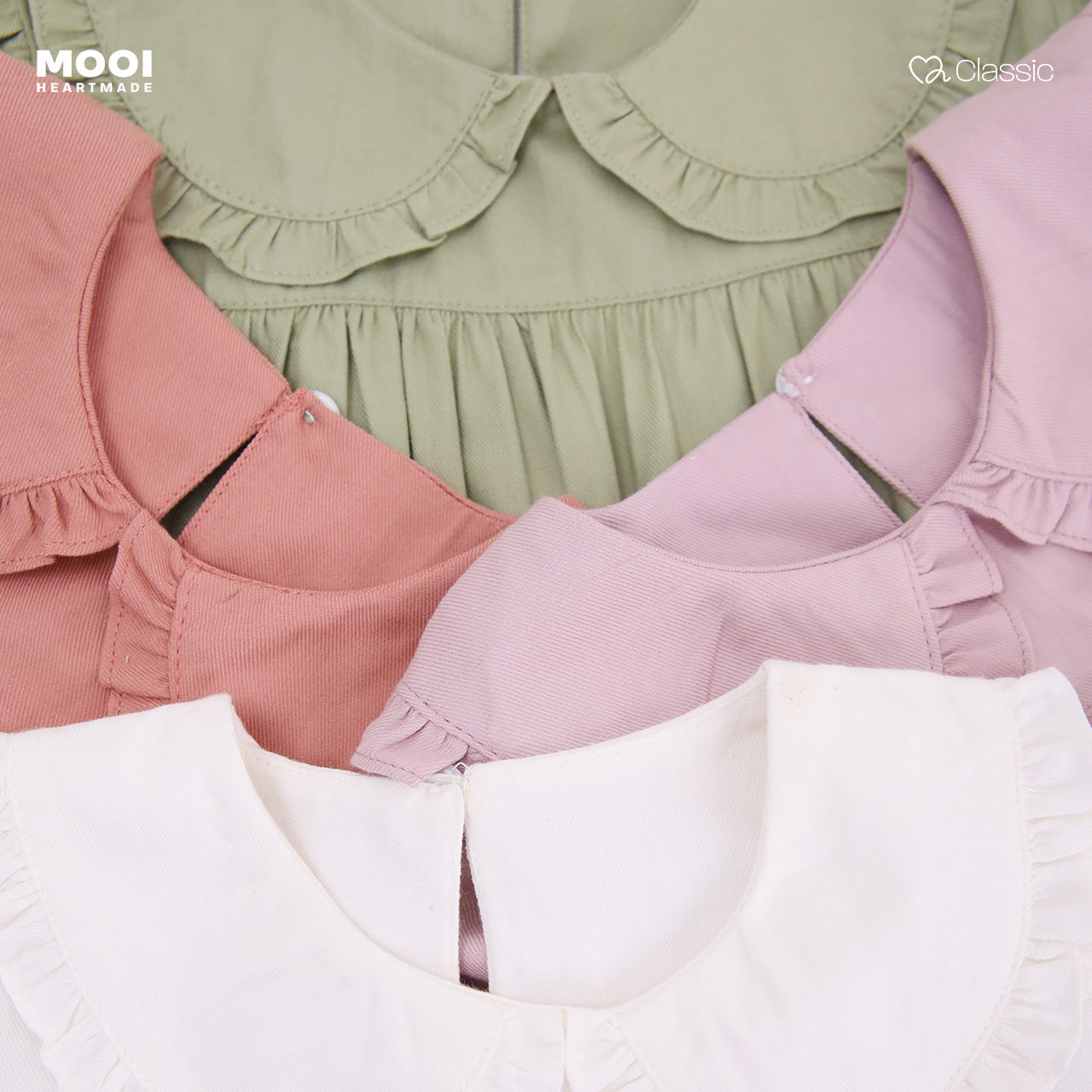 Mooi Atasan Anak Perempuan Eleanor Puff Top