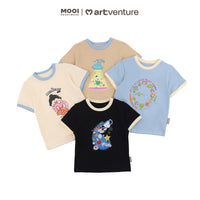 Mooi Artventure x Illustrator Vintage Tshirt Tee Kaos Anak
