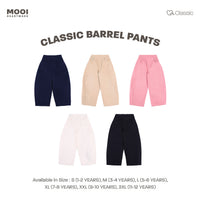 Mooi Celana Panjang Anak Perempuan Classic Barrel Pants