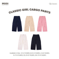 Mooi Celana Panjang Cargo Anak Perempuan Classic Girl Cargo Pants