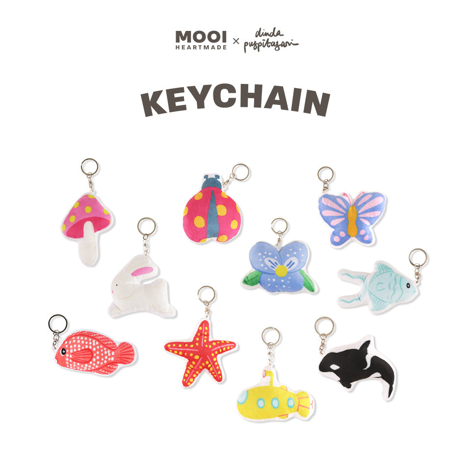 Mooi x Dinda Puspitasari Gantungan Kunci Bag Charm Sound Of Nature