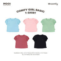 Mooi Kaos Anak Perempuan Comfy Girls Basic T-shirt
