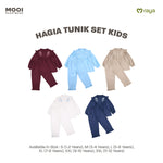 Mooi Setelan Anak Perempuan Raya Collection Hagia Tunik Set