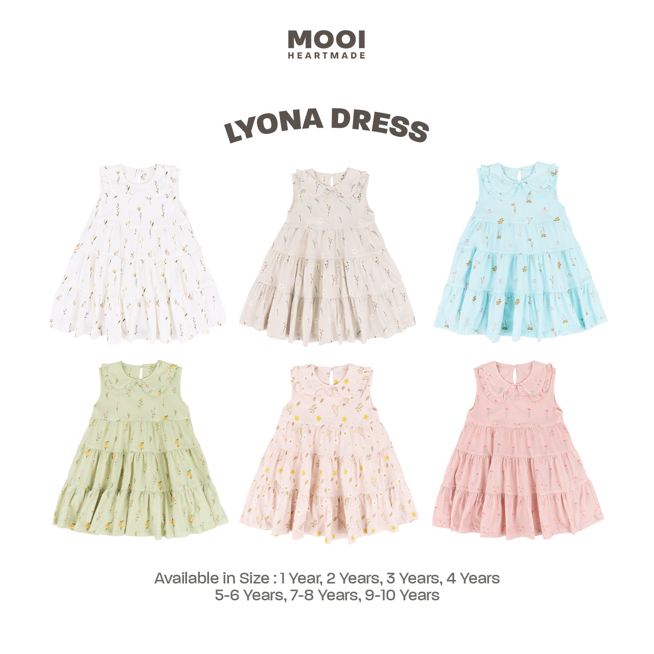 Mooi Dress Anak Perempuan Lyona Dress
