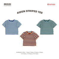Mooi Kaos Anak Laki - Laki Christmas Collection Aiden Striped Tee