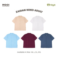 Mooi Atasan Pria Kemeja Pria Raya Collection Zaidan Koko Sandya Series