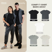 Mooi Kaos Dewasa Unisex Comfy T-Shirt Basic Adult