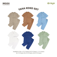 Mooi Taha Koko Set Setelan Koko Anak Raya Collection