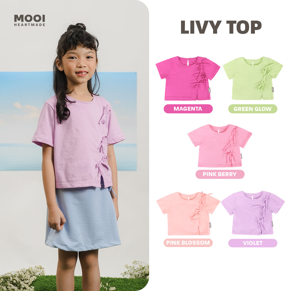 Mooi Atasan Anak Perempuan Livy Top